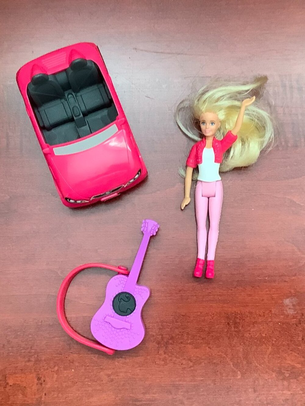 Barbie 2015 Life in the Dreamhouse McDonald's Happy Meal toy lot car guitar